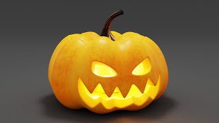 Jack O Lantern 002 3D Model
