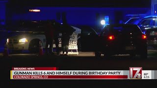6 victims and gunman dead after birthday party shooting in Colorado