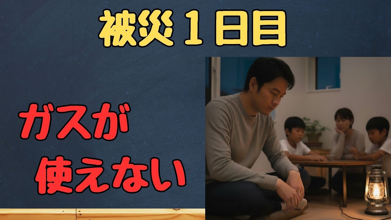 被災1週間シミュレーション】教科書通りにはいかない。ガスを使わなかった2日間