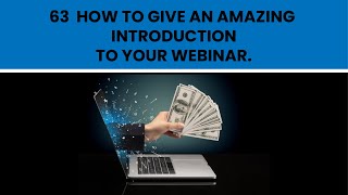 63 Introduction to your webinar Net Worth