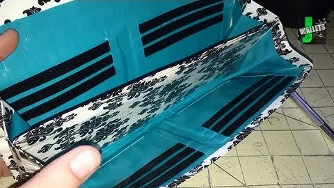 How to Make a Duct Tape Accordion Style Clutch Women