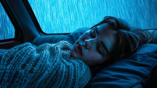 Herbal Remedies for Deep Sleep with Heavy Rainstorm and Thunder Rumbled on The Car at Night screenshot 3