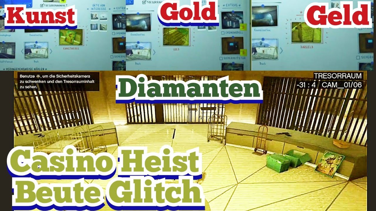 GTA 5 Online Casino Heist Beute Glitch PS4 2022 YouTube