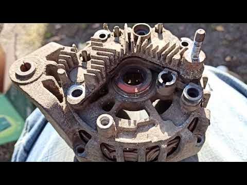Как снять генератор шевроле авео т200