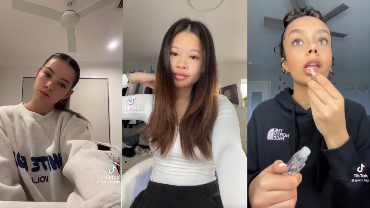 GRWM while talking TikTok compilation