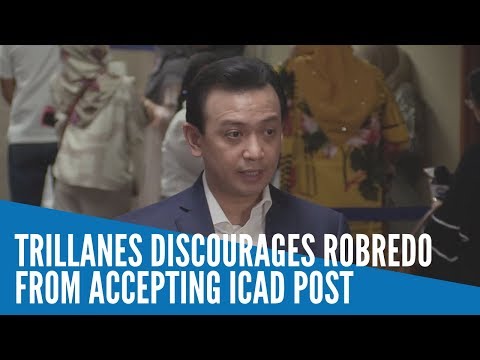 Trillanes discourages Robredo from accepting ICAD post