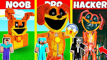 DOGDAY POPPY PLAYTIME CHAPTER 3 DEEP SLEEP HOUSE BUILD CHALLENGE - NOOB vs PRO vs HACKER / Animation