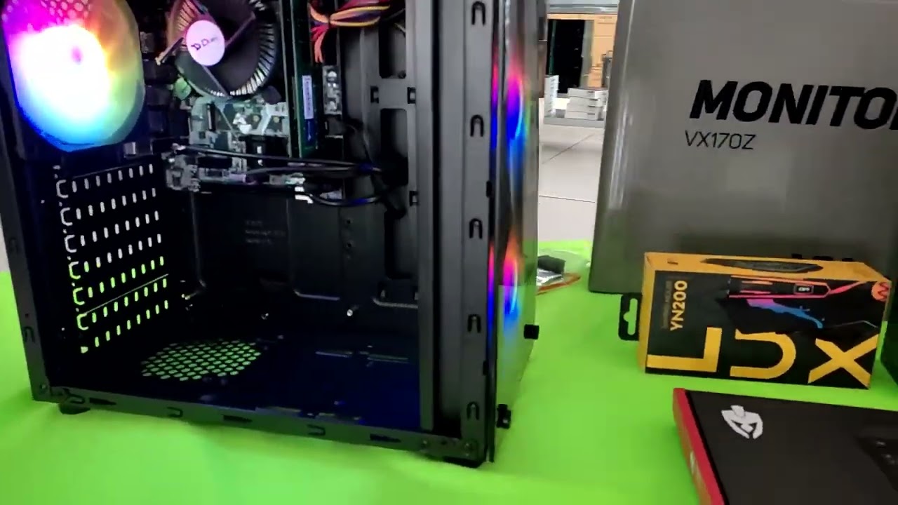 Caixa PC NOX INFINITY OMEGA RGB (ATX Mid Tower - Preto)