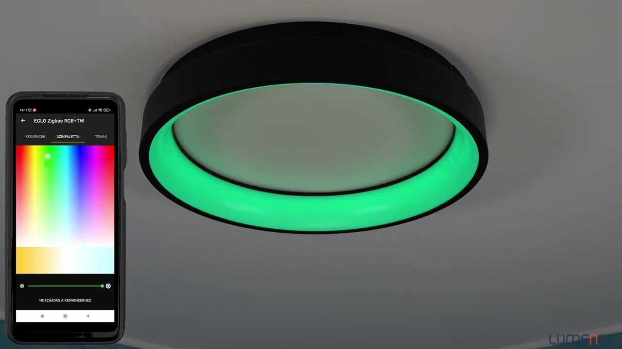 Eglo Marghera Z ceiling lamp smart YouTube - LED