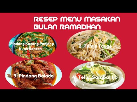 Amazing RESEP MENU MASAKAN RAMADHAN Healthy Food