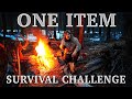 Could YOU Survive? One Item Winter Overnight Survival Challenge | NO Food NO Water NO Shelter