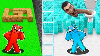 NOOB vs PRO Labirynt SKIDIBI TOILET w Minecraft