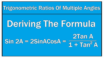 How to Derive The Formula For Sin 2A - Maths / Trigonometry