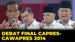 [Full] Debat Final Capres-Cawapres 2014: Jokowi-JK VS Prabowo-Hatta - ARSIP KOMPASTV