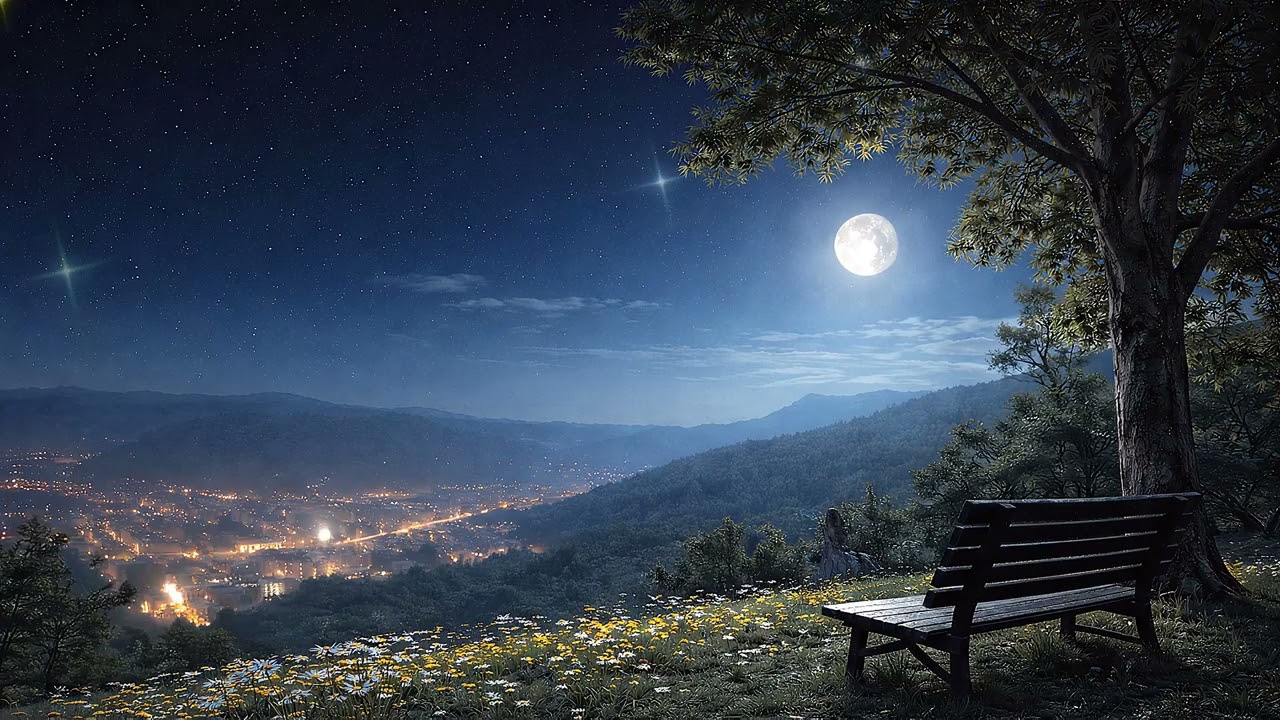 Healing Night Piano | Relaxing Sleep Music for Stress & Insomnia 2 Hours (Whispers in The Night)