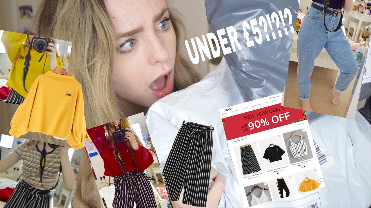 UNBOXING/TESTING CHEAP clothes websites!! RomWe, Shein, Depop YouTube