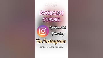 Broadcast Channel Option Not 🚫 Showing on Instagram? 😕 | How to Enable It ⁉️ (2025 Guide) #shorts