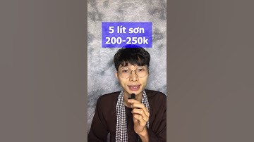 Chi phí sơn 10m2 phòng hết bao nhiêu | Anh Dậu Decor #SHORTS