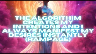 THE ALGORITHM CREATES MY INTENTIONS AND I ALWAYS MANIFEST MY DESIRES INSTANTLY (RAMPAGE)