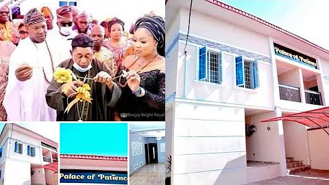 SEE HOW ALAAFIN OF OYO SURPRISES HIS WIVES WITH NEW MANSION