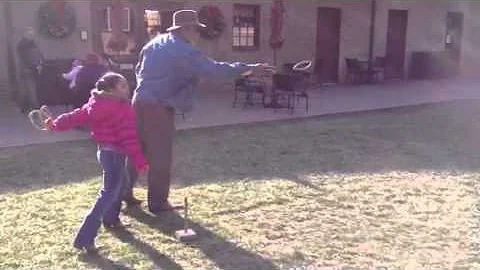 Playing with Grandaddy at Biltmore