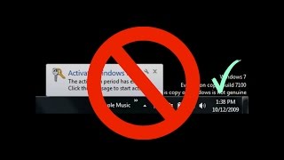 how to remove windows 7 not genuine build 7600 7601 fix tutorial working