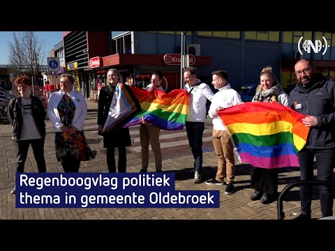 Gedoe in Oldebroek om regenboogvlag; 'Daar moet gewoon geen discussie over zijn'
