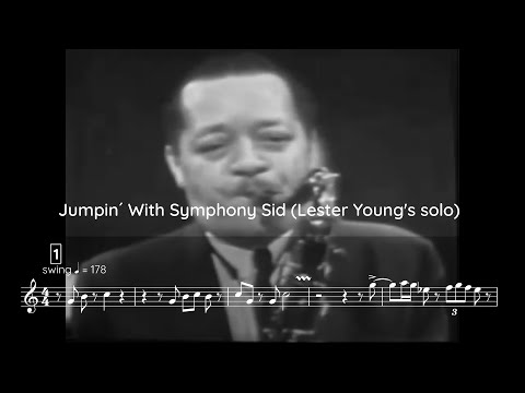 Simple Blues Solo by Lester Young