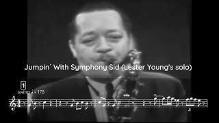 Simple Blues Solo by Lester Young