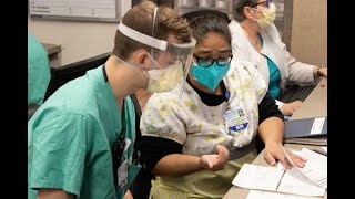 Kathy Hager, DNP, APRN, FNP-BC, CDE, shares words of appreciation for fellow nurses