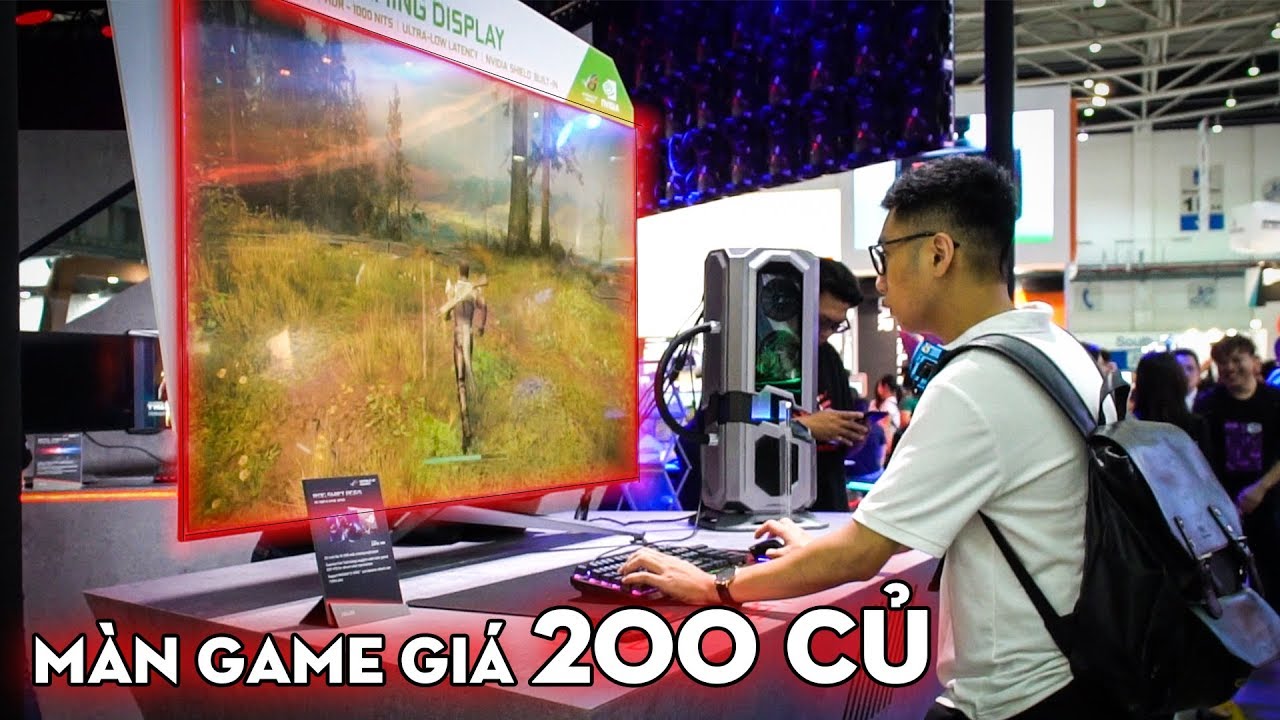 REVIEW MÀN HÌNH CHƠI GAME 200 TRIỆU 65 INCH TO + ĐẮT NHẤT THẾ GIỚI ASUS ROG PG65: