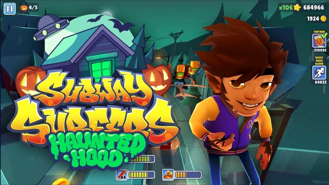 SUBWAY SURFERS HAUNTED HOOD LİVE STEAM ! YouTube