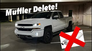 2018 Silverado MUFFLER DELETE! Review and sound clips!
