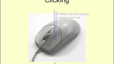 Computer Basics Course Part 2 - The Mouse