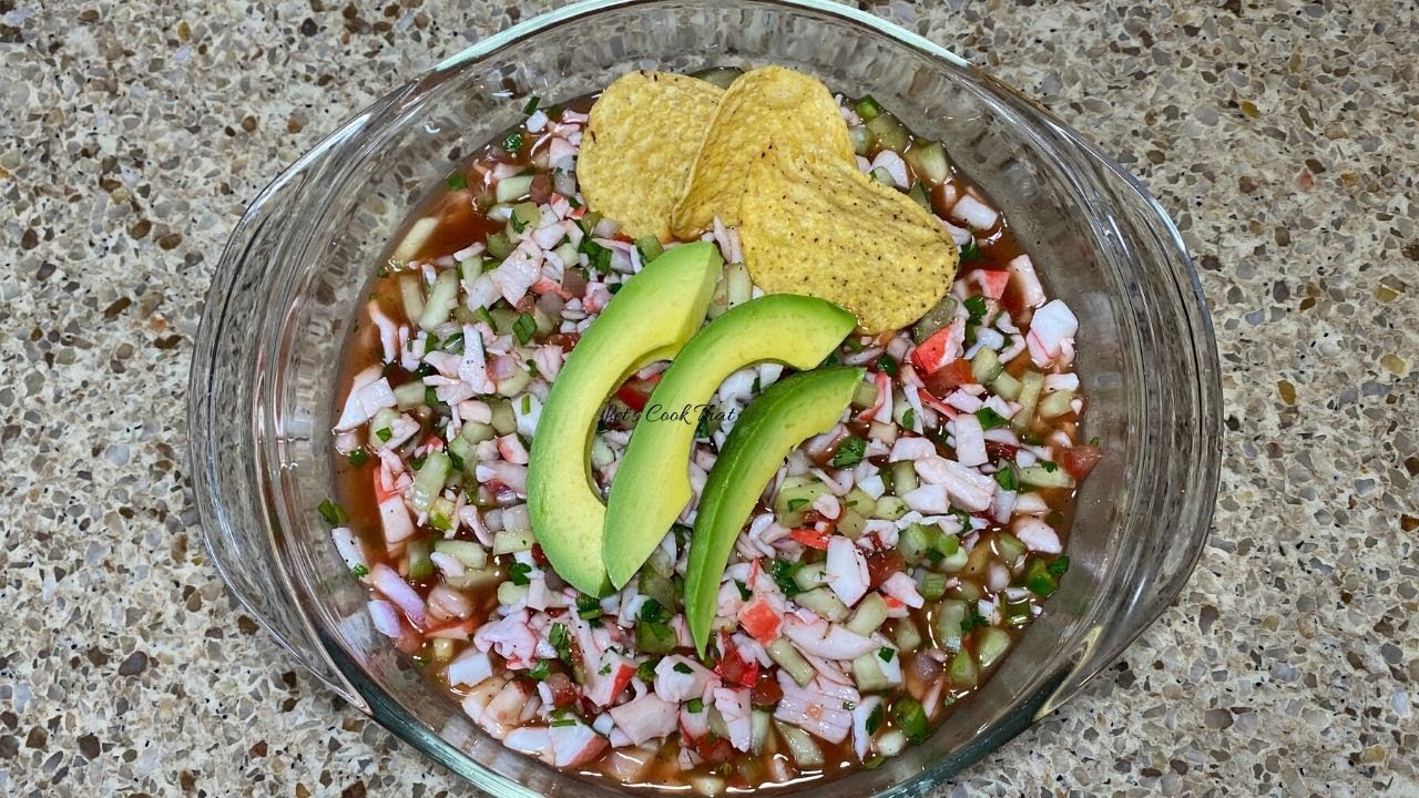 Imitation Crab Salad Ceviche De Jaiba