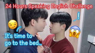 Speaking Only English For 24 Hours Challenge![Gay Couple Lucas&Kibo BL]