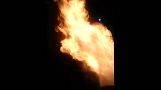 Flaring of Gas from Chimney. Resimi