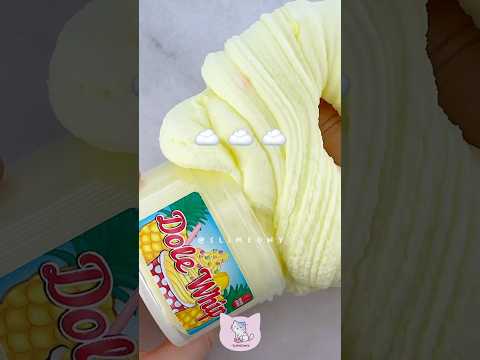super soft fluffy sizzly clay snow slime asmr ☁️🤤 so satisfying!