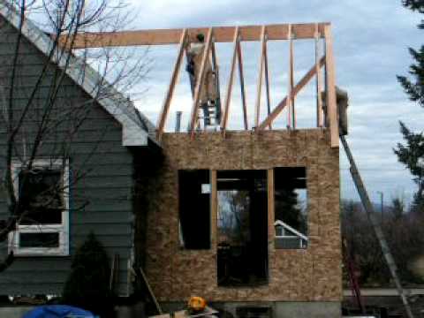 Putting In The Roof Of Addition You Putting In The Roof Of Addition