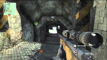 MW3: Sniping/Quickscoping Gameplay + Across Map Throwing Knife