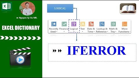 Hàm IFERROR - Cách sử dụng