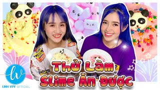 Thử Làm Slime Ăn Được I Linh Vyy Official @VeVeChannel  @LinhBarbie96