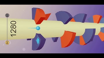 Helix jump 80 81 Game play Voodoo app