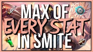 What Is The Highest Possible Value Of Every Stat In SMITE