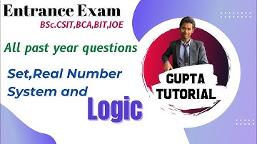 Set,Real Number System and Logic || All 2069-2078 Questions || #bsccsit #bit #bca #ioe