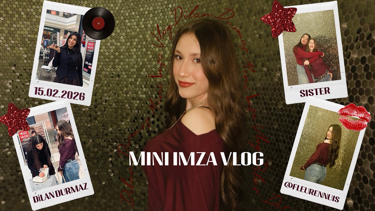 Mini İmza Vlog 💋♥️(Dilan Durmaz - Üzüm Buğusu`nun İlk Ankara İmzası📍) 