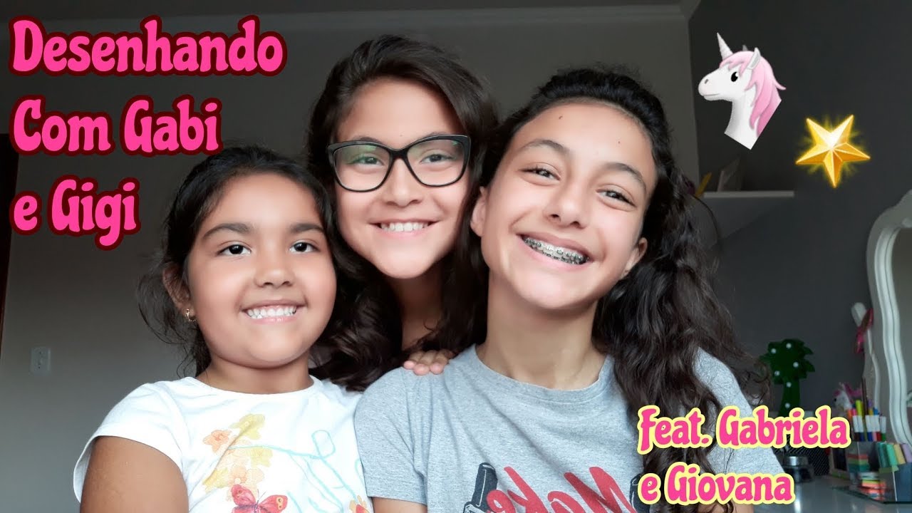 DESAFIO DE DESENHO - Feat.: Gabriela e Giovana - YouTube