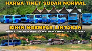 MAKING A SHOCK, THE MPM BUS CONVOY FROM OVERSEAS ARRIVES IN WEST SUMATERA