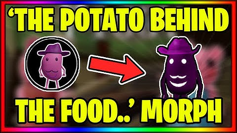 HOW TO GET "THE POTATO BEHIND THE FOOD.." BADGE/MORPH/SKIN IN PIGGY RP: INFECTION || Roblox