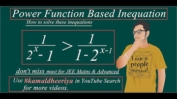 Inequalities Short Tricks | Power Function Super Method | exponential inequation | Kamaldheeriya